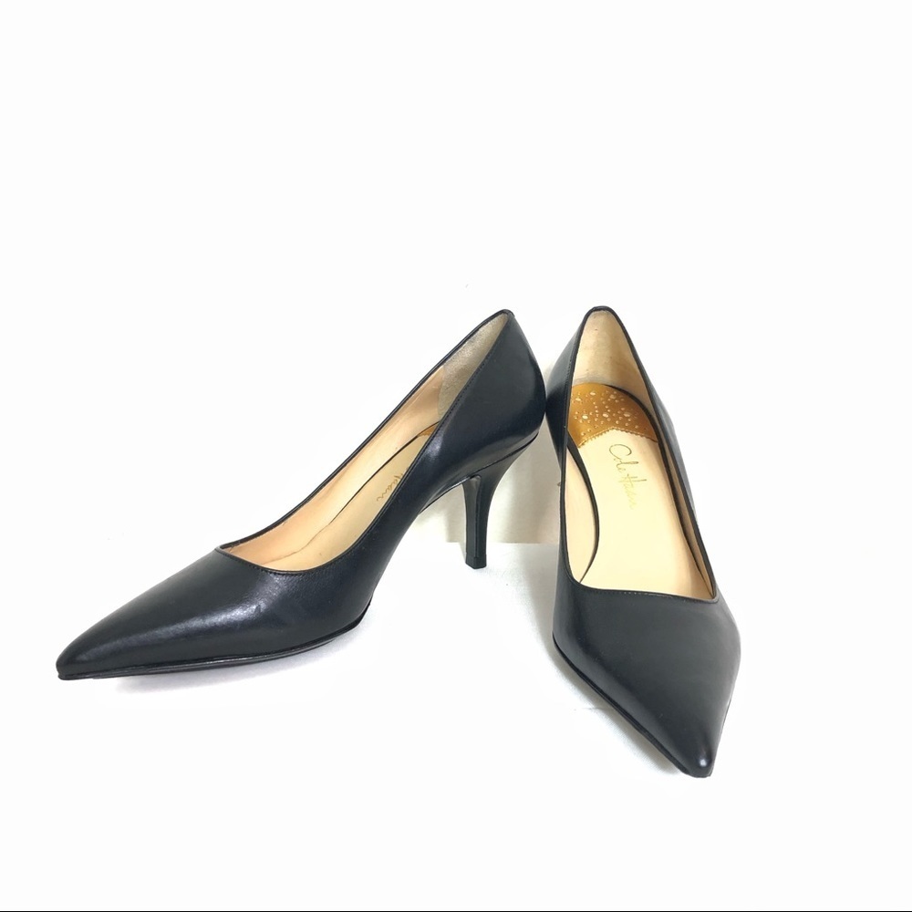 Cole Haan never worn black leather pumps 6 1/2